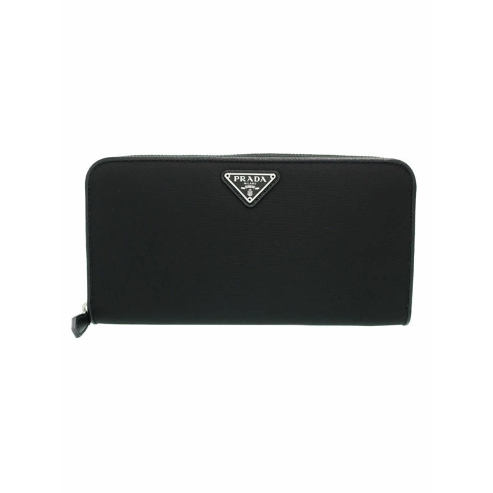 Prada Round Zipper Long Wallet